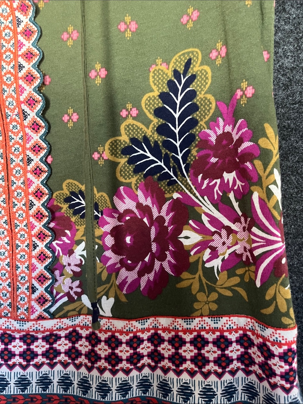 Anthropologie Floral Embroidered Sleeveless Tank - Picture 3 of 11